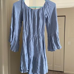 Missguided Blue Gauze Dress